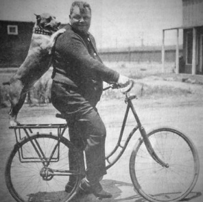 Roscoe and Luke the dog